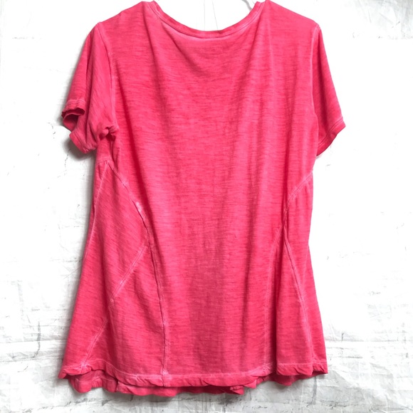 NEW Casual Studio Pink Swing Short Sleeve Top Sz S - Picture 3 of 4